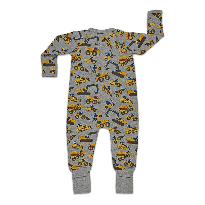 Construction Vehicles Baby Pajamas