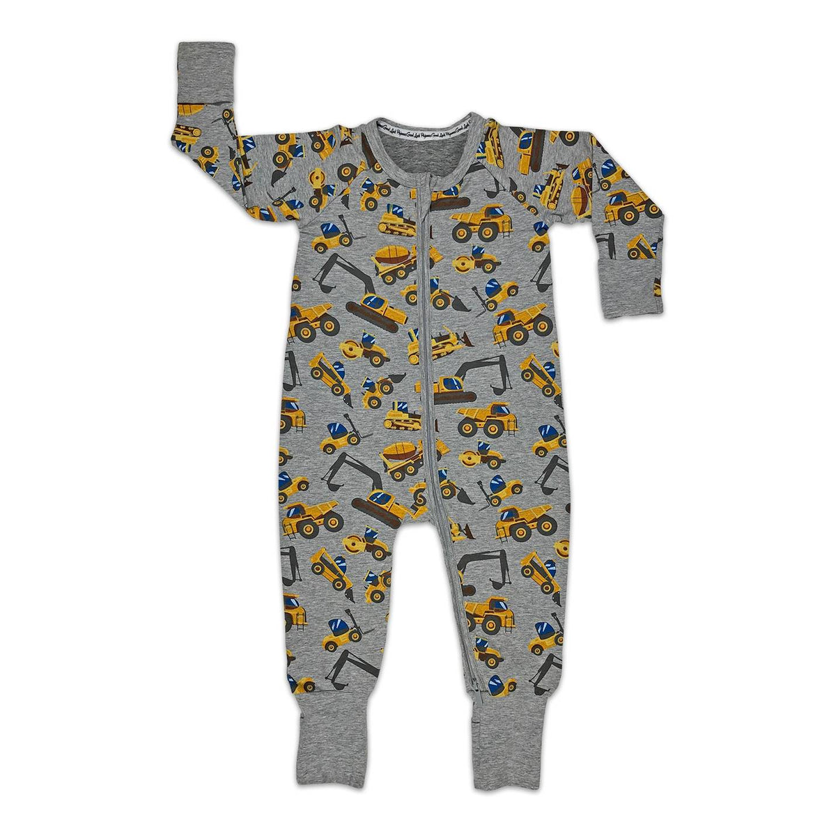 Construction Vehicles Baby Pajamas