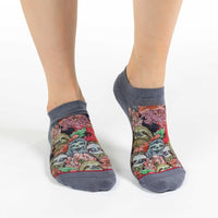 Women's Floral Sloths Ankle Socks