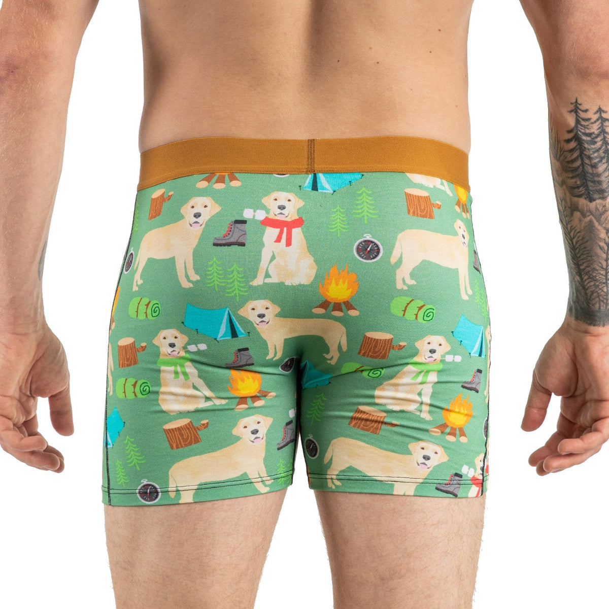 Men's Camping Labrador Retriever Underwear