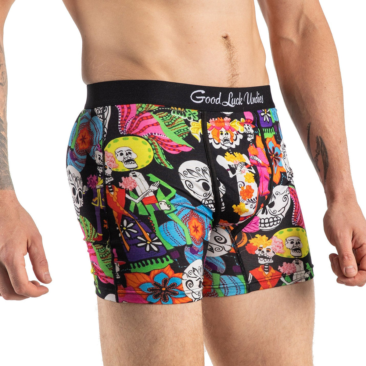 Men's Day Of The Dead Underwear