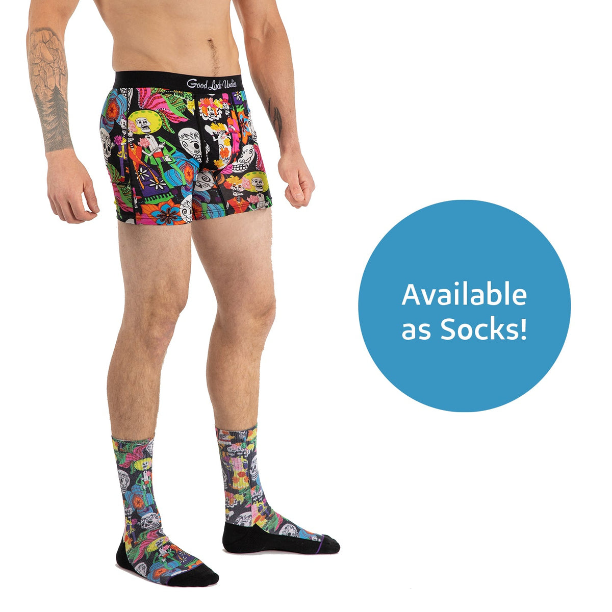 Men's Day Of The Dead Underwear