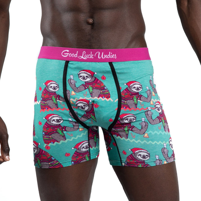 Men's Christmas Sloths Underwear
