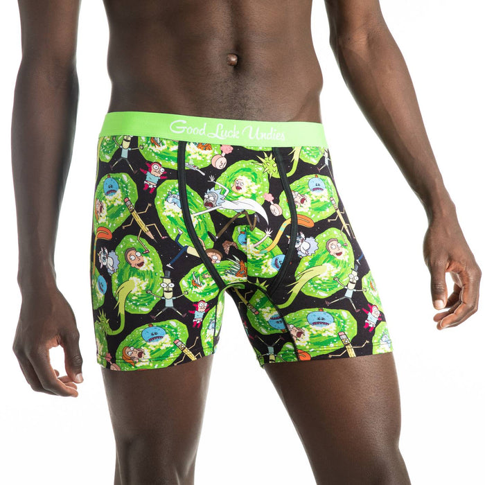 Men’s Rick and Morty, Portals Underwear