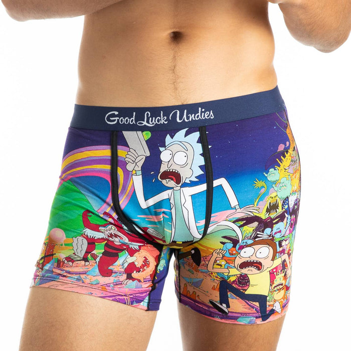 Men’s Rick and Morty, Run Away! Underwear