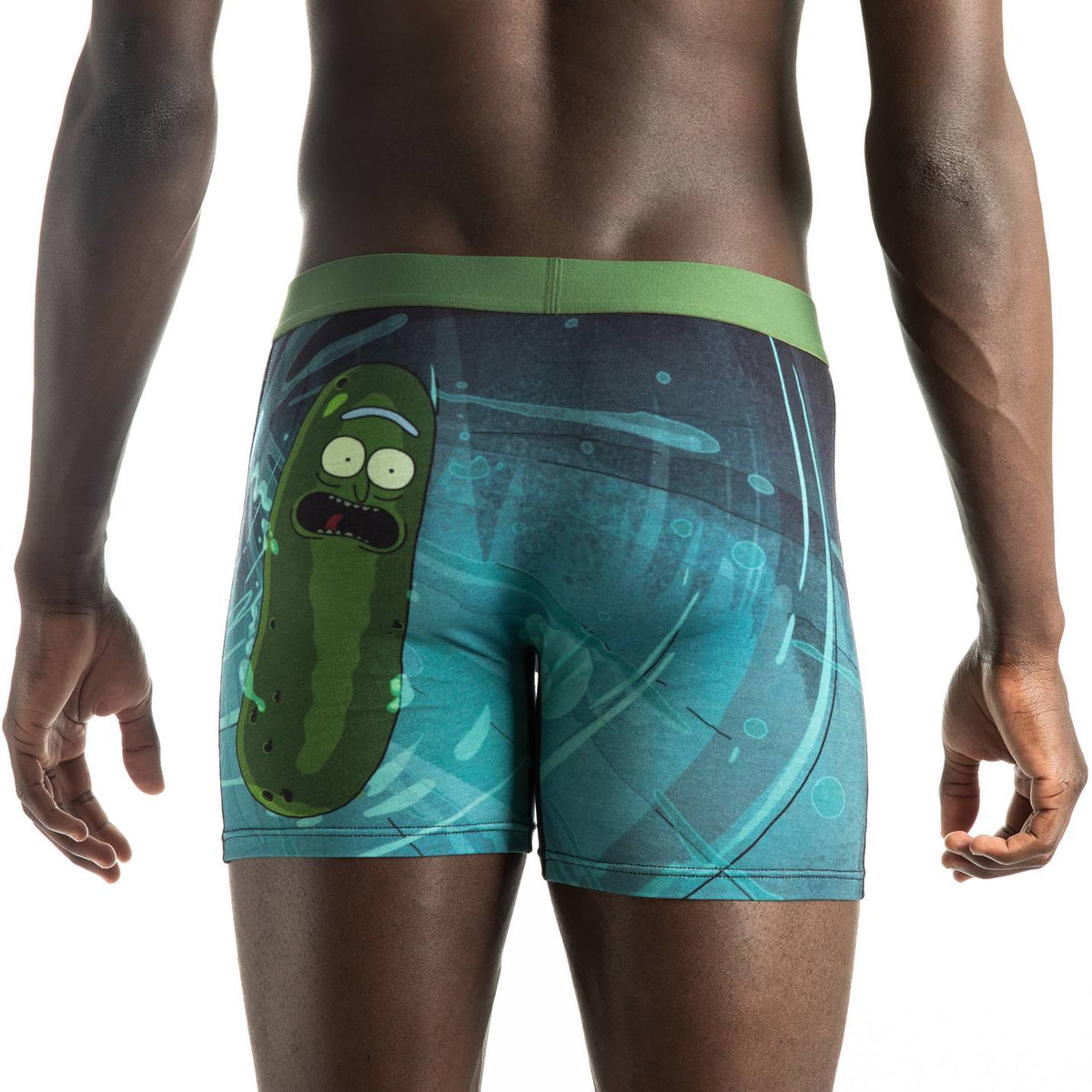 Men’s Rick and Morty, Pickle Rick Sewer Escape Underwear