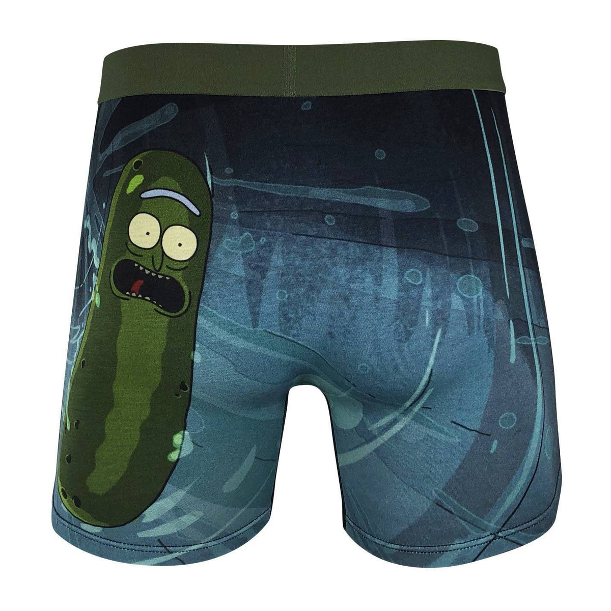 Men’s Rick and Morty, Pickle Rick Sewer Escape Underwear