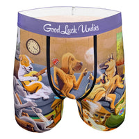 Men's Dogs Smoking Weed Underwear