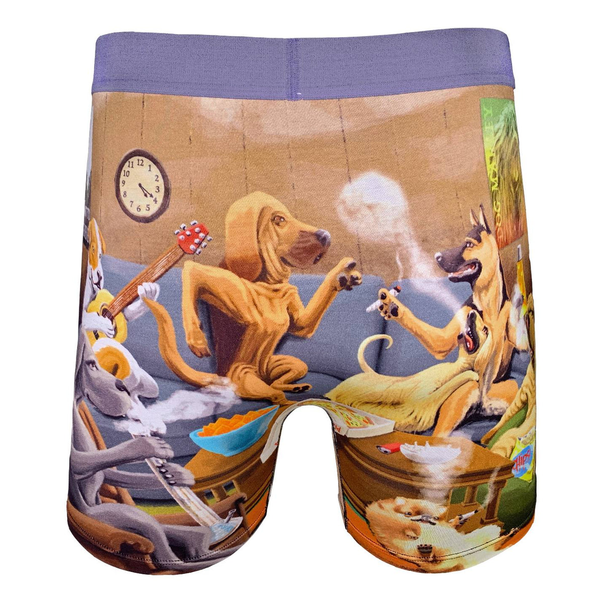 Men's Dogs Smoking Weed Underwear