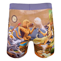 Men's Dogs Smoking Weed Underwear