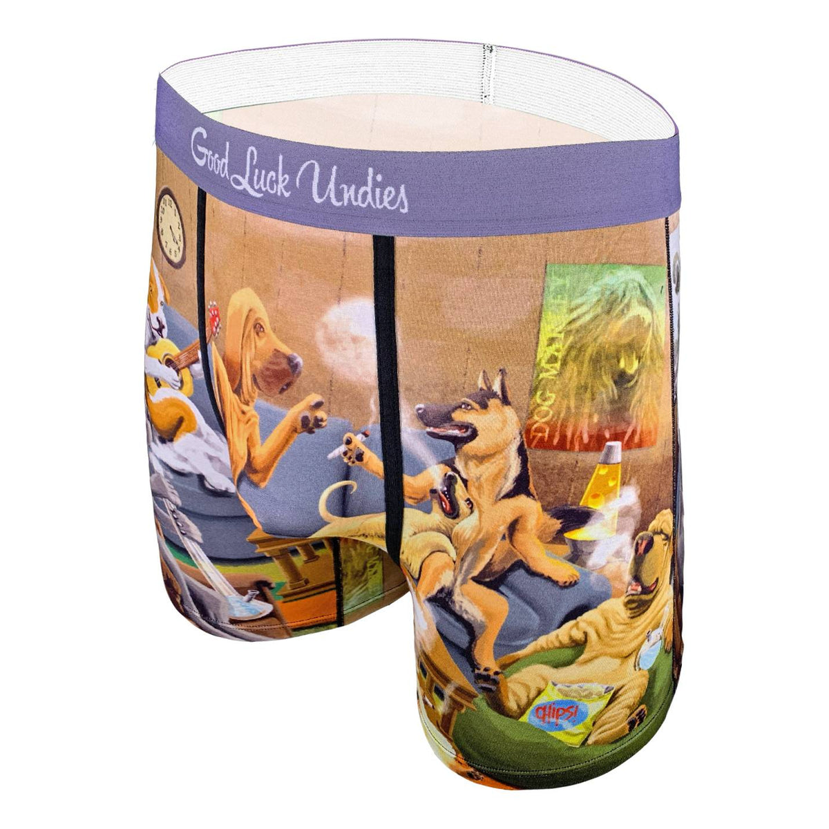 Men's Dogs Smoking Weed Underwear