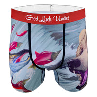 Men's Bear Catching Salmon  Underwear