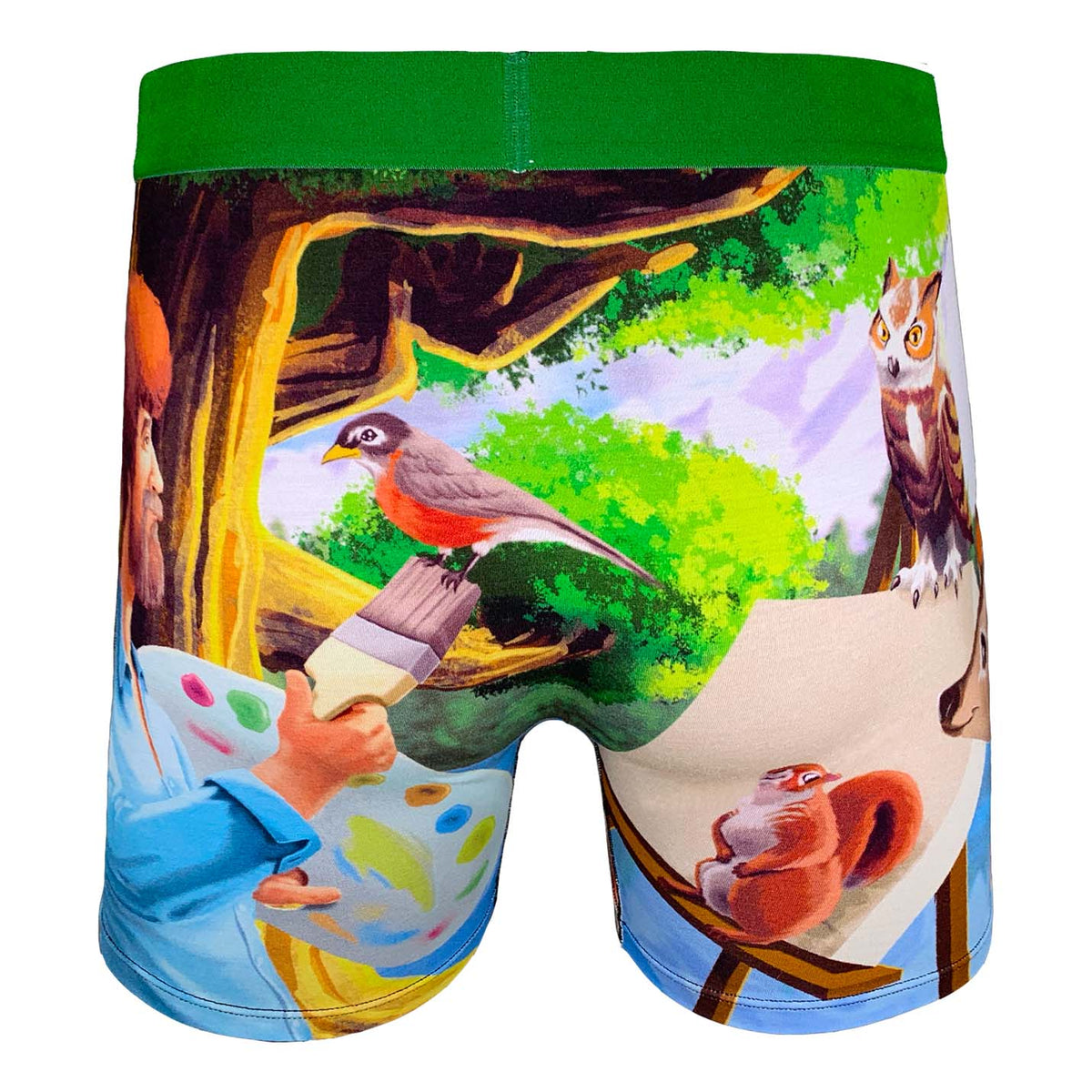 Men's Bob Ross, Painting Underwear