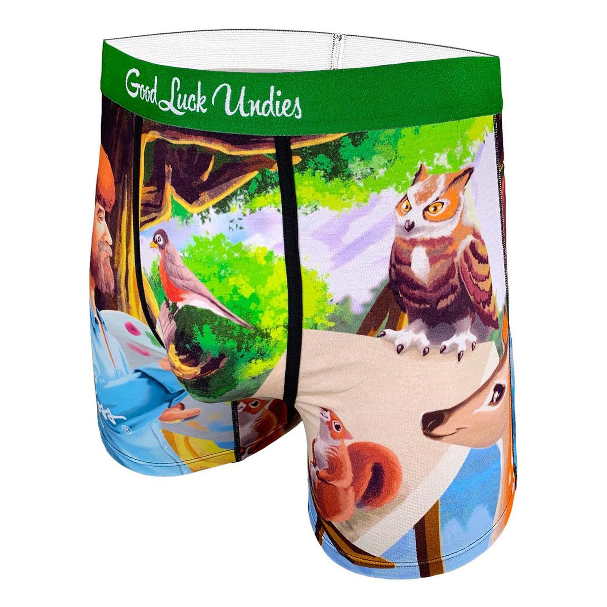 Men's Bob Ross, Painting Underwear