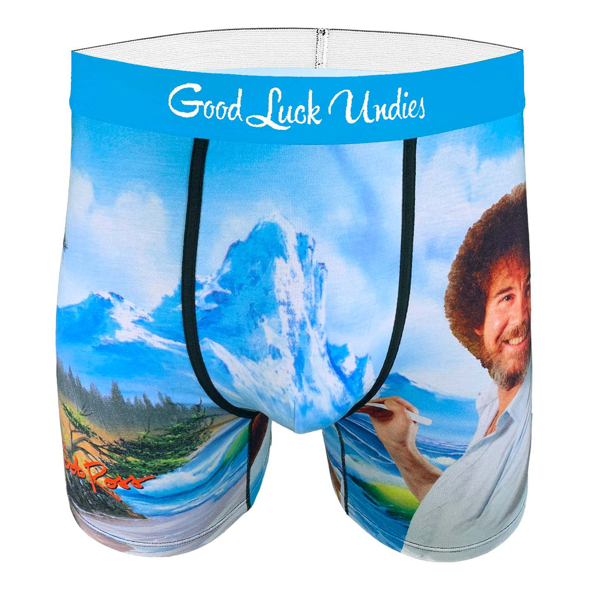 Men's Bob Ross, Happy Mountain Underwear