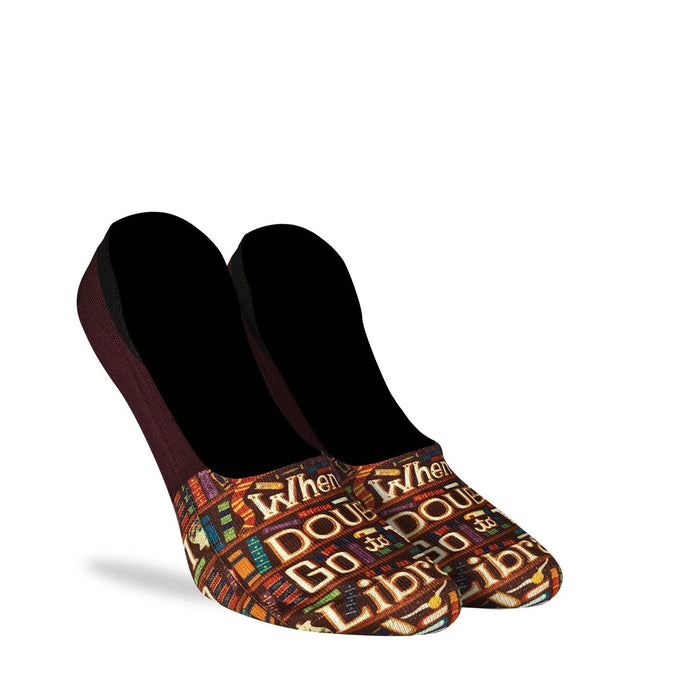Women's Go to the Library No Show Socks