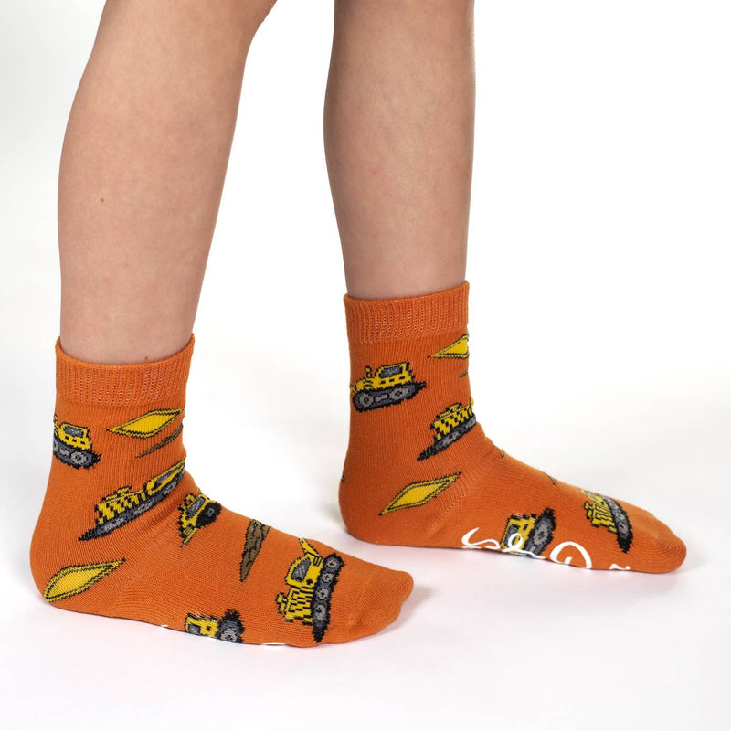 Airplanes, Construction and Firefighter Kids Socks