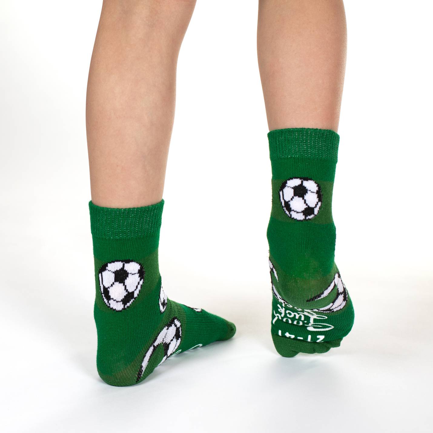 Green soccer clearance socks