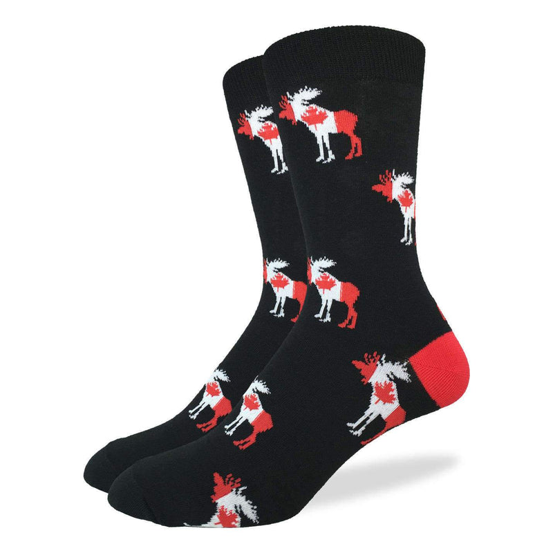 Men's King Size Canada Moose Socks