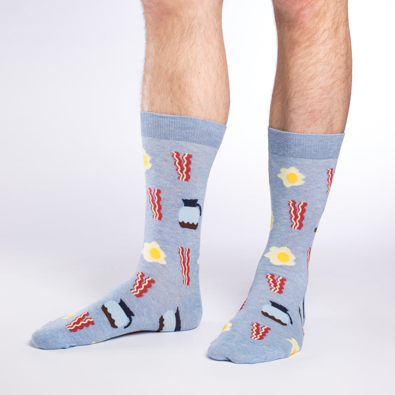 Men's King Size Bacon & Eggs Socks