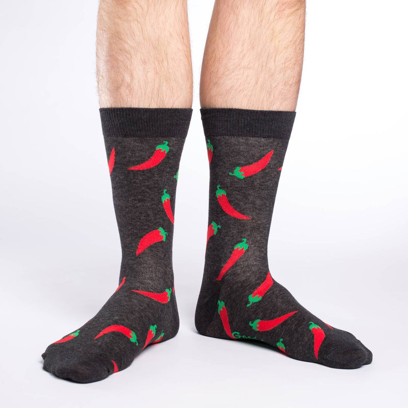 Men's King Size Hot Peppers Socks