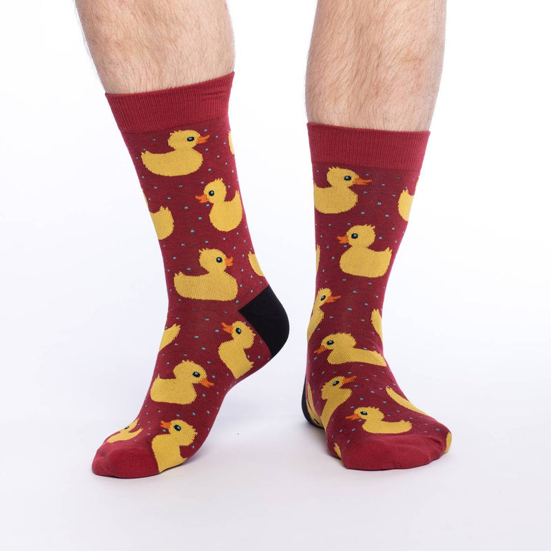 Men's King Size Rubber Ducks Socks