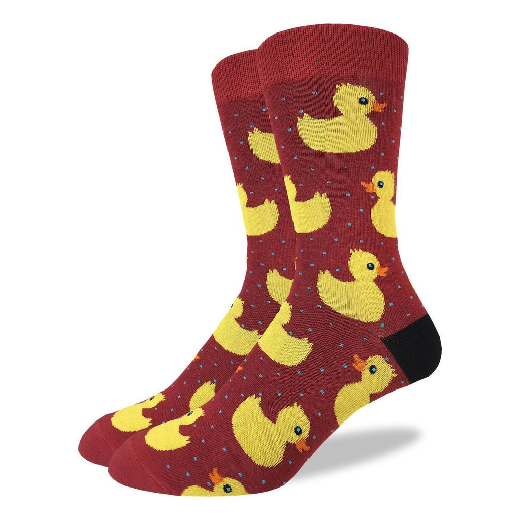 Men's King Size Rubber Ducks Socks