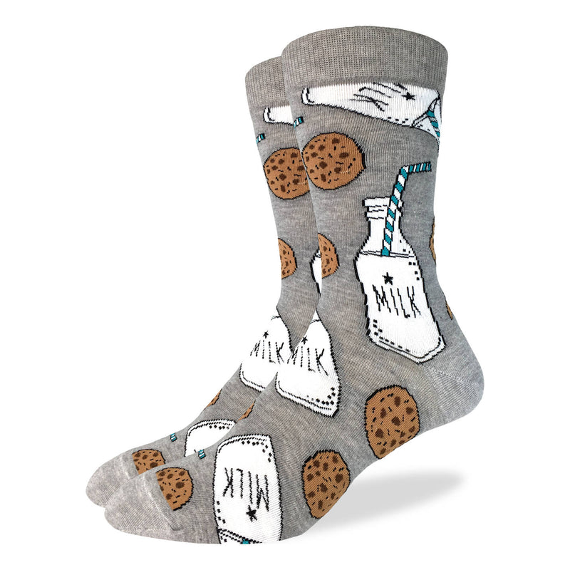 Men's King Size Milk & Cookies Socks