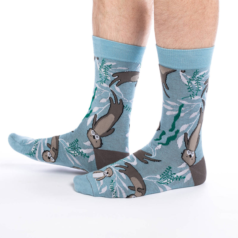 Men's King Size Sea Otter Socks