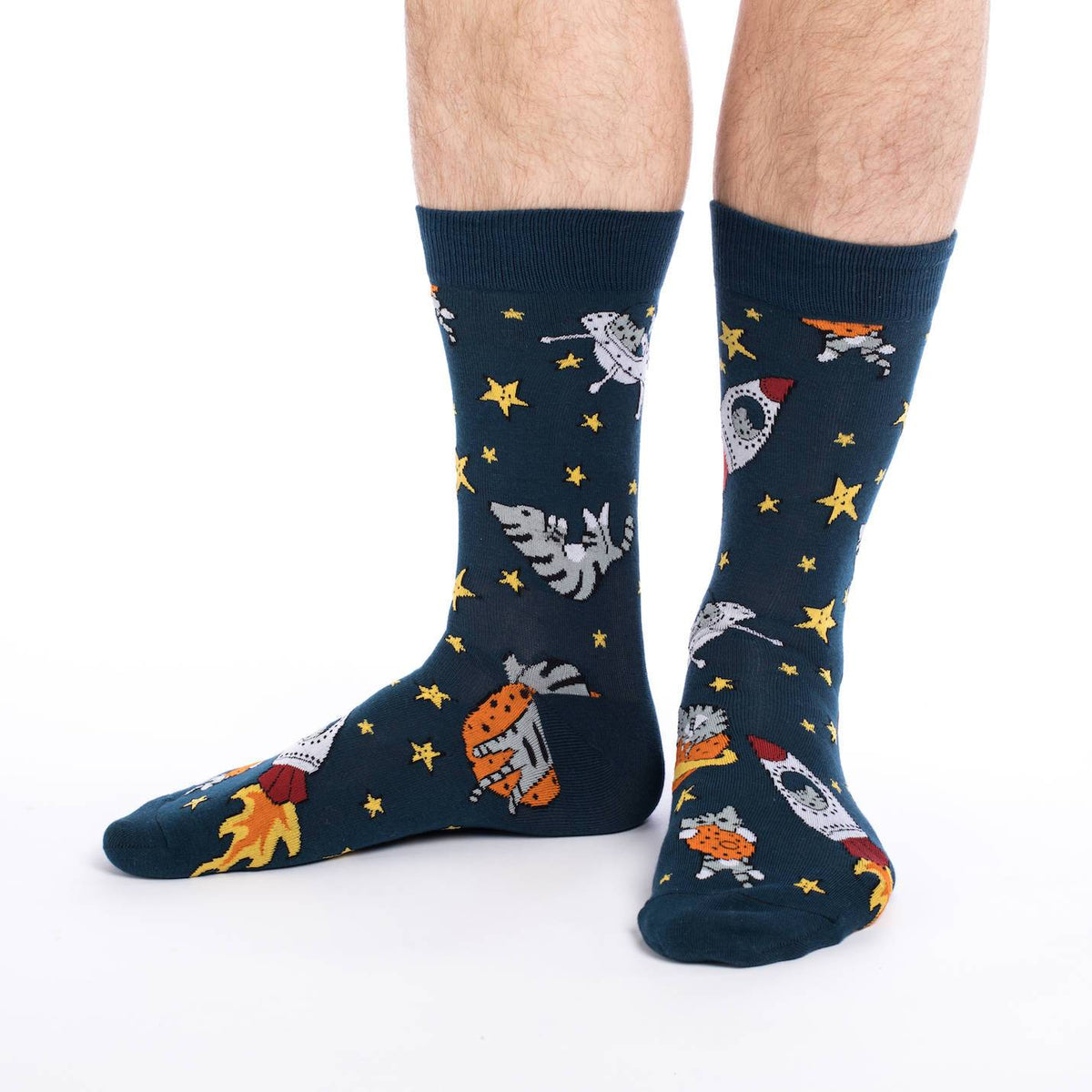 Men's Space Cat Socks