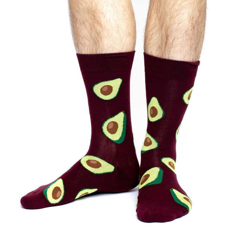 Men's Red Avocado Socks