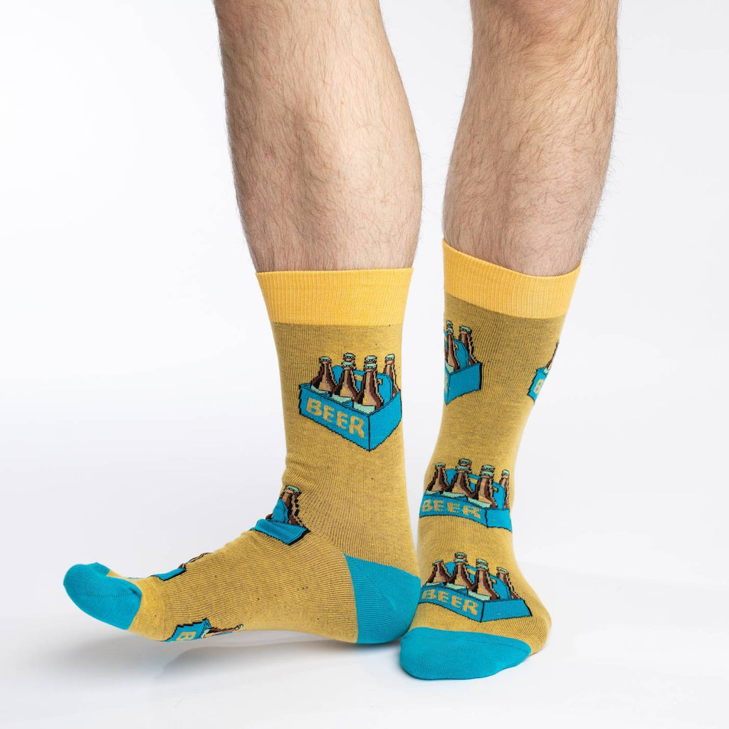 Men's Six Pack of Beer Socks
