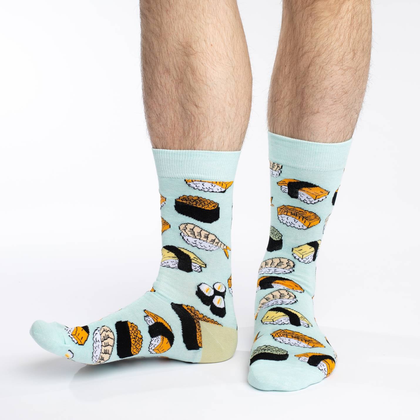 Men s King Size Sushi Socks Good Luck Sock