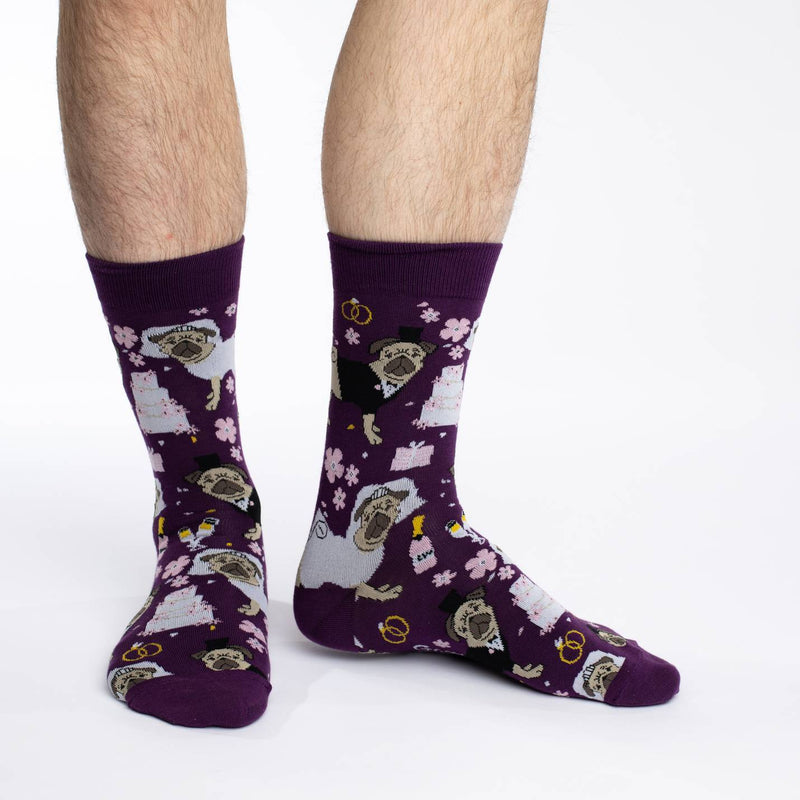 Men's Wedding Pugs Socks