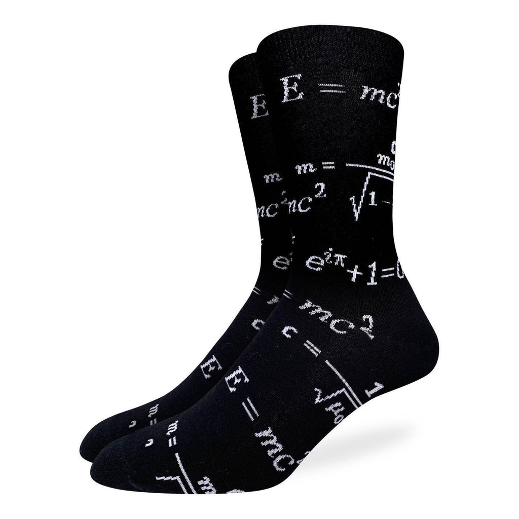 Men's King Size Math Equations Socks