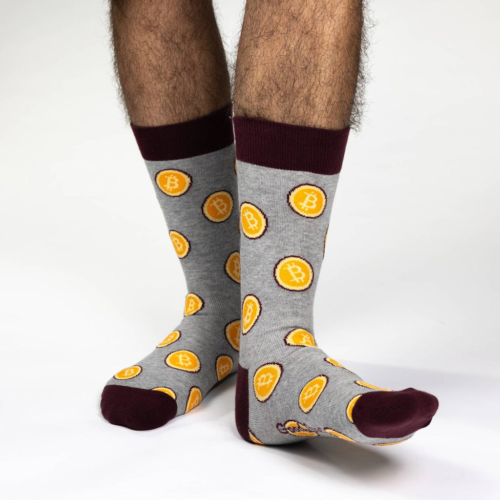 Men's King Size Bitcoin Socks