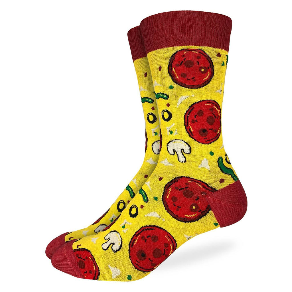 Men's King Size Pizza Toppings Socks