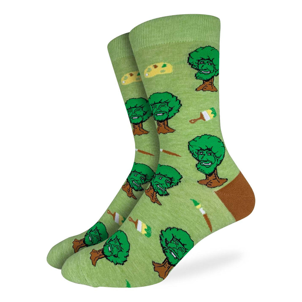 Men's Bob Ross, Happy Trees Socks