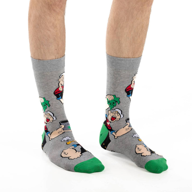 Men's Popeye, Flexing Socks