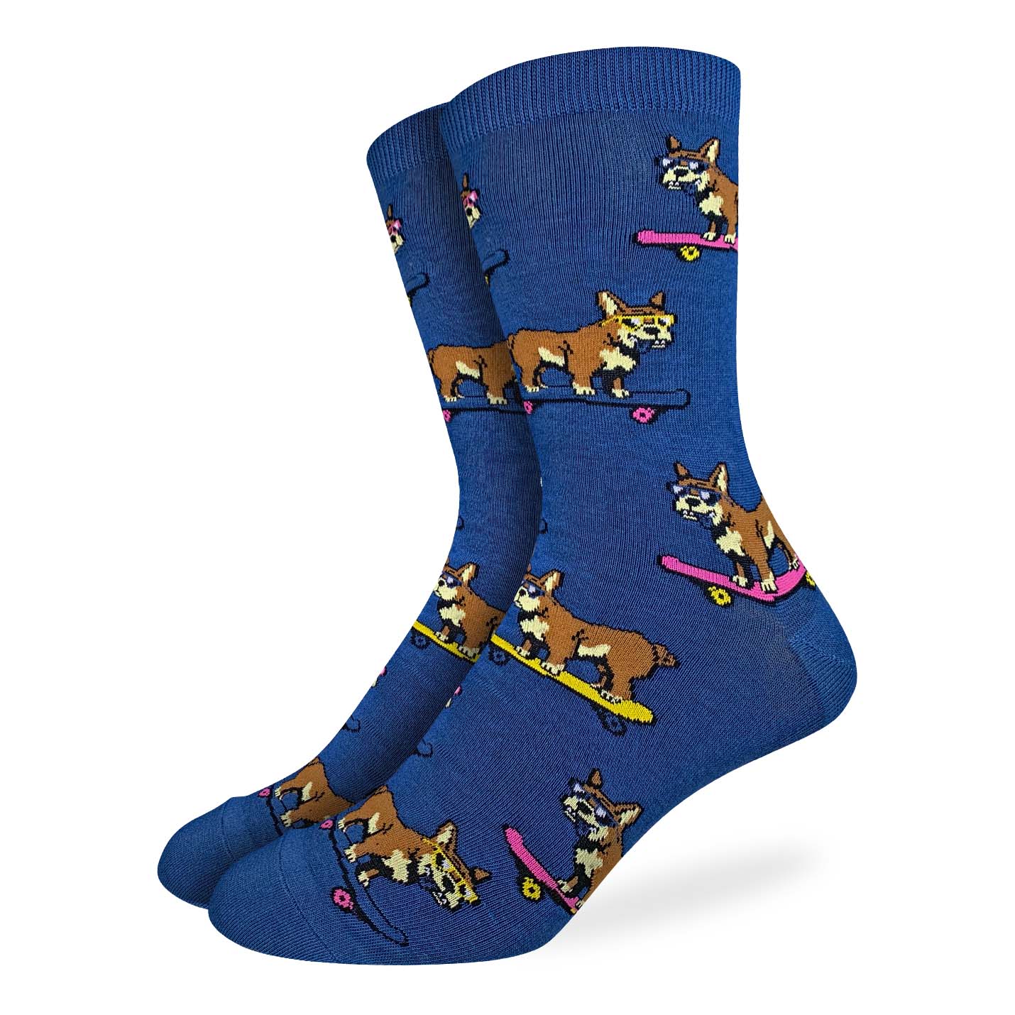 Amazon.com: Good Luck Sock Men's Corgi Bacon Dog Socks