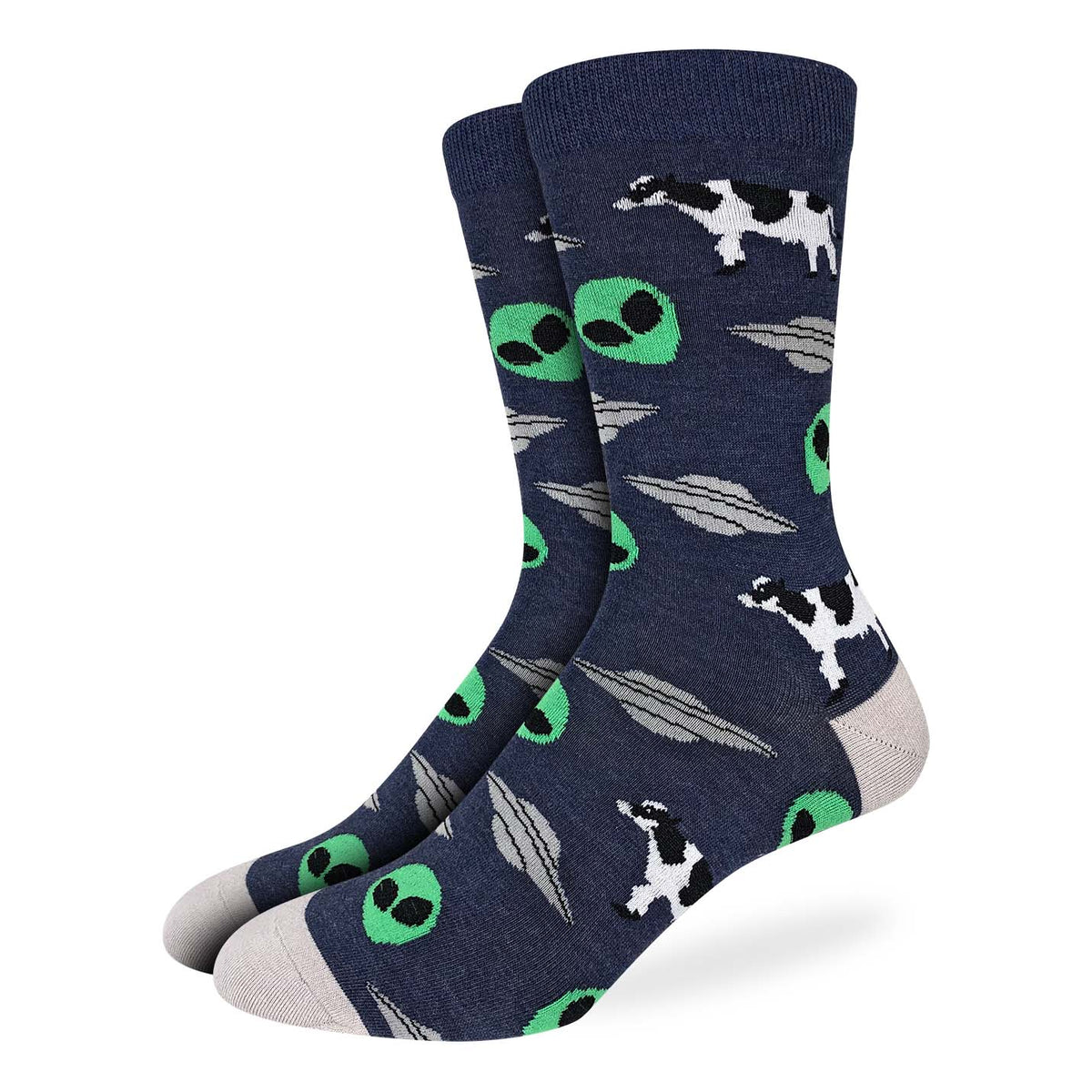 Men's Aliens and Cows Socks