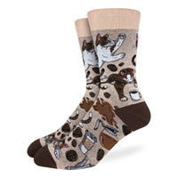 Men's Coffee Cat Socks