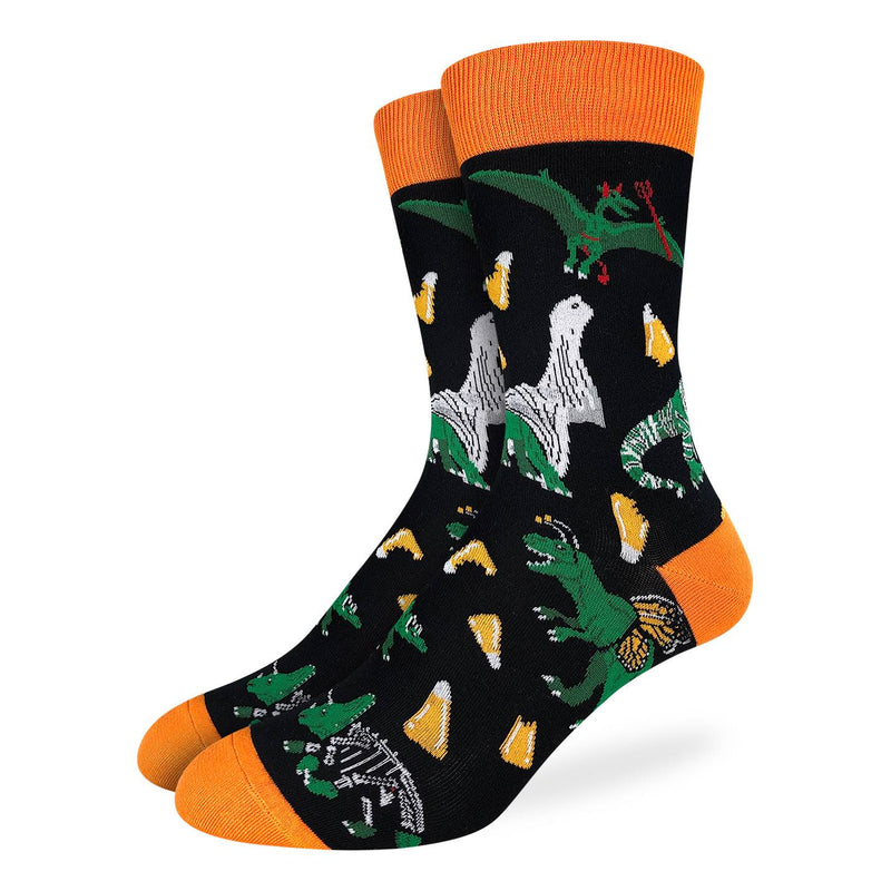 Men's Halloween Dinosaurs Socks