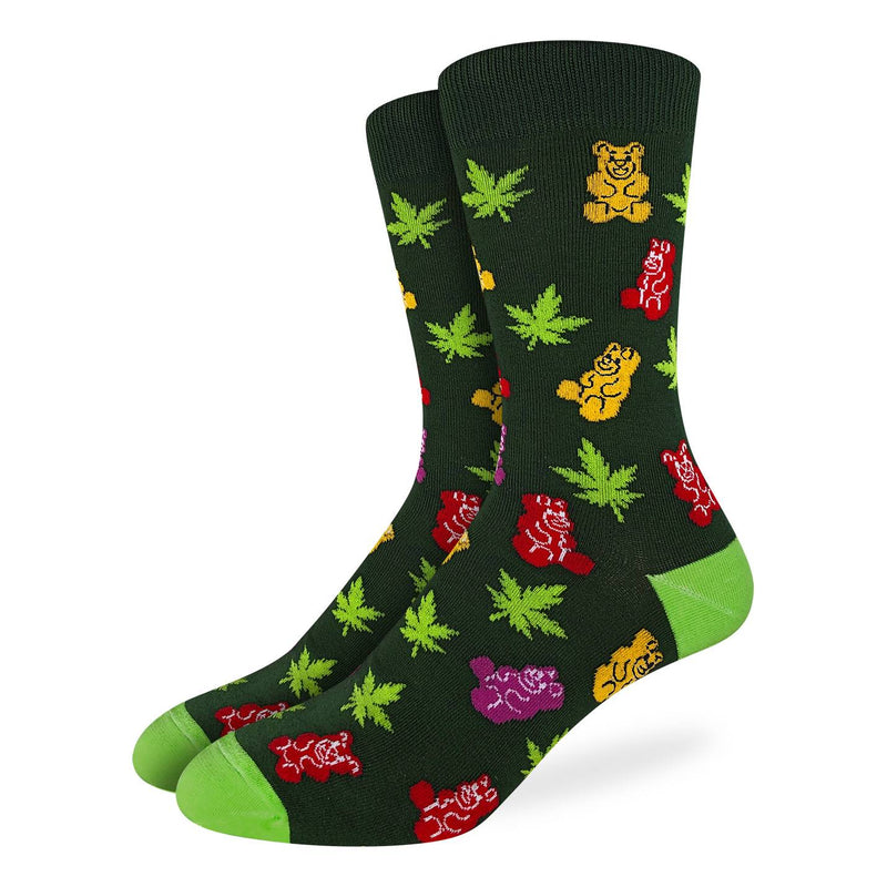 Men's King Size Weed Gummies Socks