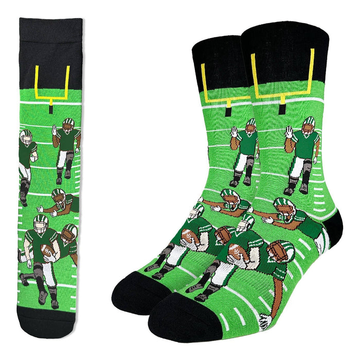 Men's Football, Green Socks