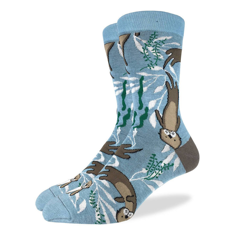 Men's King Size Sea Otter Socks