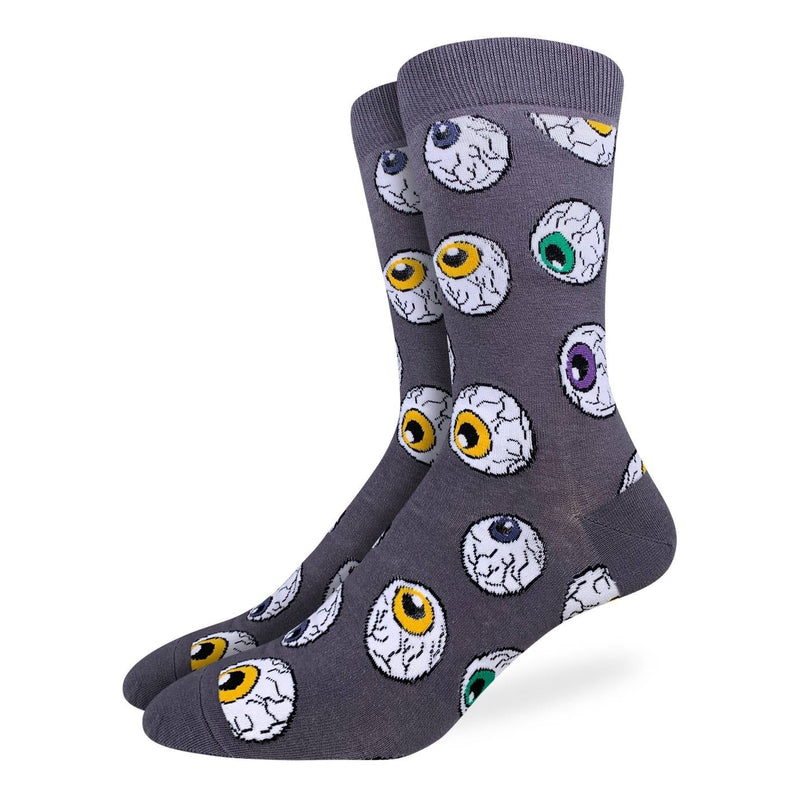 Men's King Size Eyeballs Halloween Socks