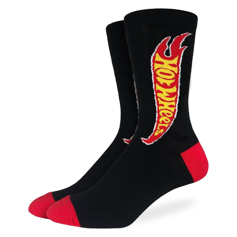 Men's King Size Hot Wheels, Logo Socks