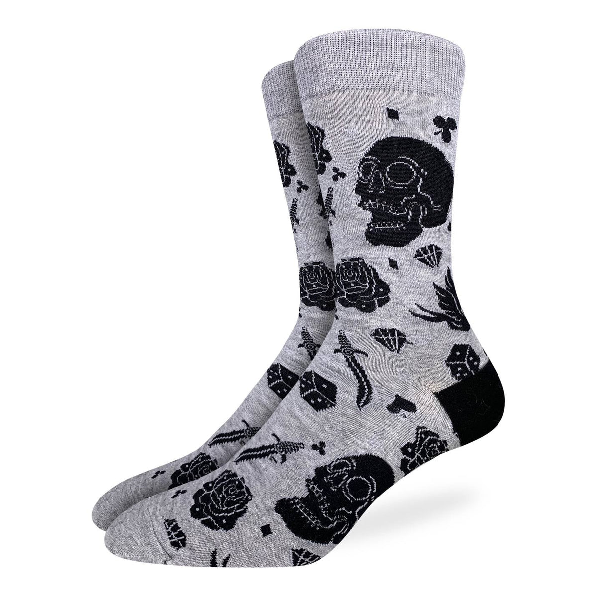 Men's King Size Skulls Socks