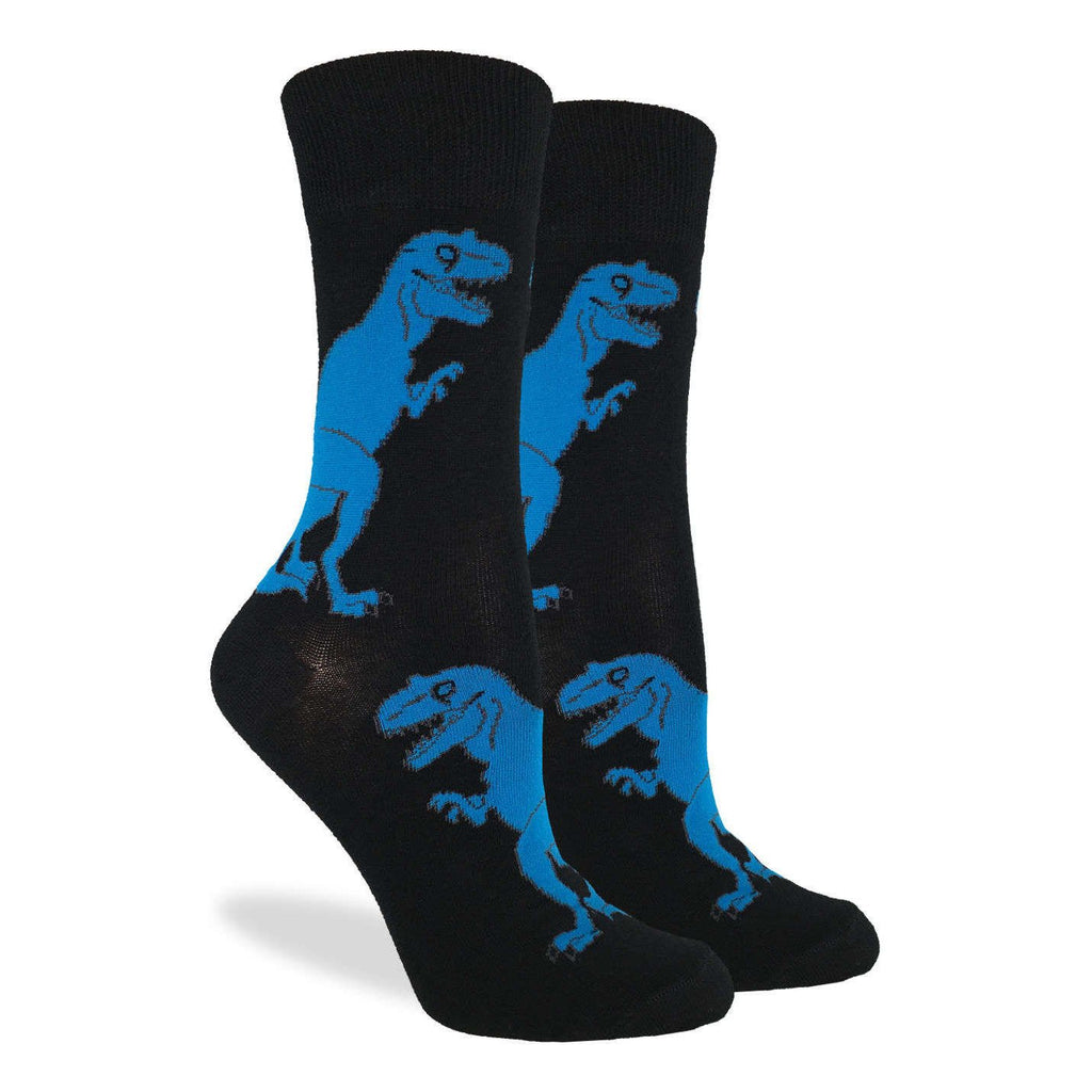 Women's Black T-Rex Dinosaur Socks